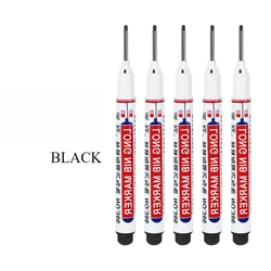 Long Needle Waterproof Oil Marker Pen for Various Surfaces - Red & Blue (1PC BLACK)
