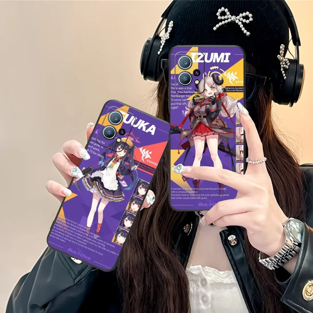 Blue Archive Mobile Mobile Phone Case For Huawei P60 P50 P40 P30 P20 P10 P9 P8 Pro Lite Plus Black Soft Phone Cover Funda