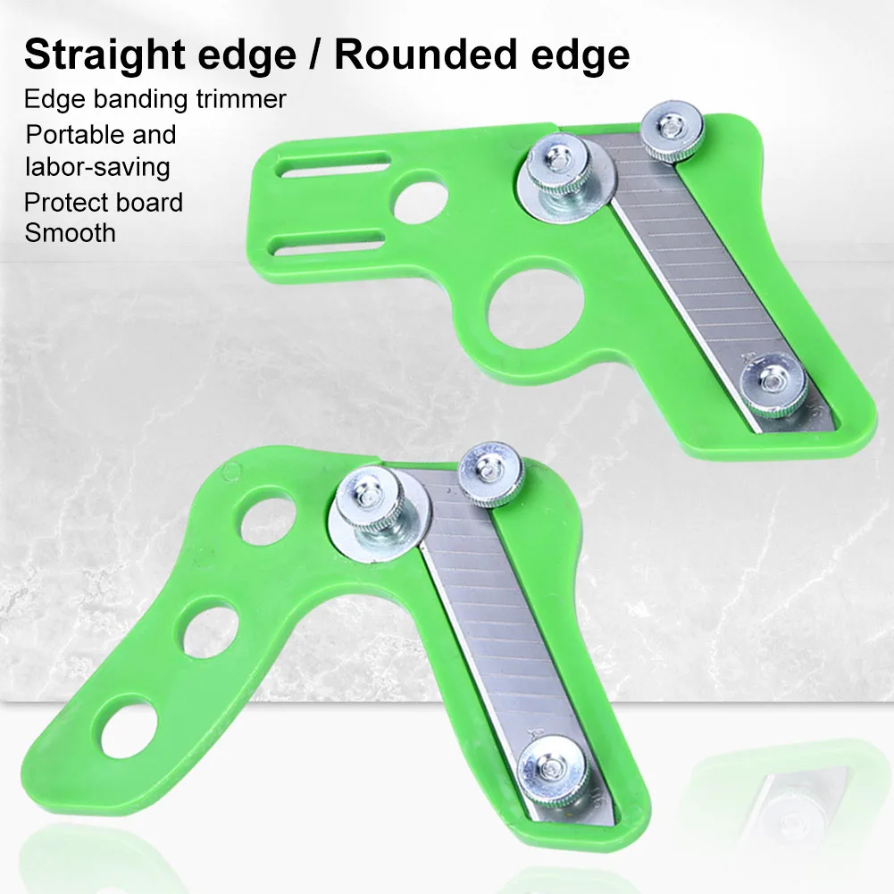 Edge Banding Trimmer Veneer Edge Cutter Tool Veneer Edge Trimmer with Retractable Blade Woodworking Cutter Manual Trimming Tool 4