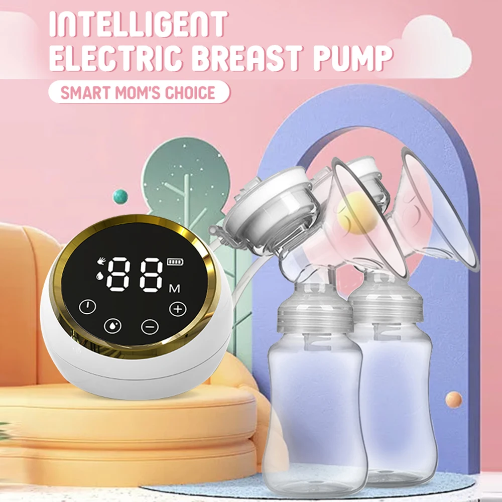 Electric Breast Pumps Silent Comfort Breast Milk Extractor Collector Milk Bottle Sucking BPA-free 3