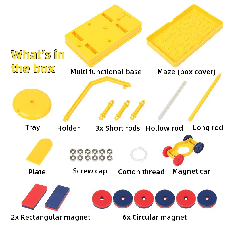 Children's Magnets Toy Magnetic Levitation Student Magnetic Experiment Kit Physics Teaching Aids Magnet Game Magnetism Science