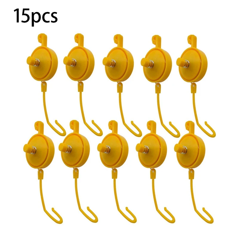 Plant Yoyo Grow Hanger With Stopper Adjustable Indoor Plant Support Yo Yo (Pack Of 15)