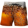 Beer Graphic Board Shorts Pants Men 3D Gulf Casual Printed Beach Shorts Summer Cool Surf Swim Trunks Hawaii Swimsuit Ice Shorts 3