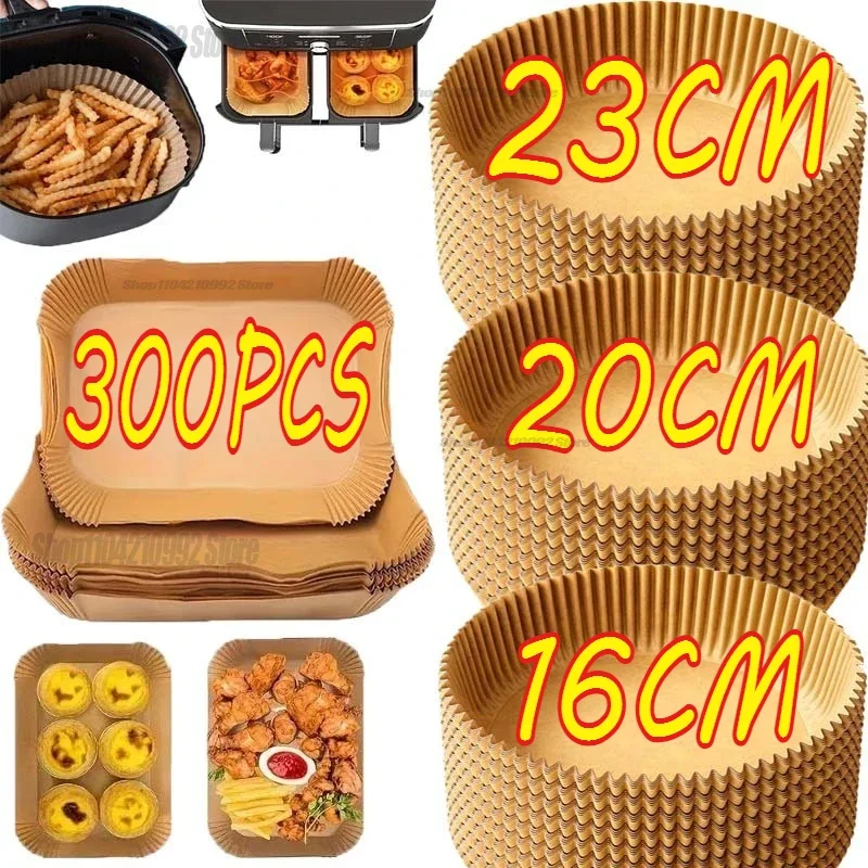 Air Fryer Disposable Paper Liner for Cooking Baking Nonstick Parchment Baking Oven Paper Kitchen Accessories Food Waxed Paper Air Fryer Disposable Paper Liner for Cooking Baking Nonstick Parchment Baking Oven Paper Kitchen Accessories Food Waxed Paper