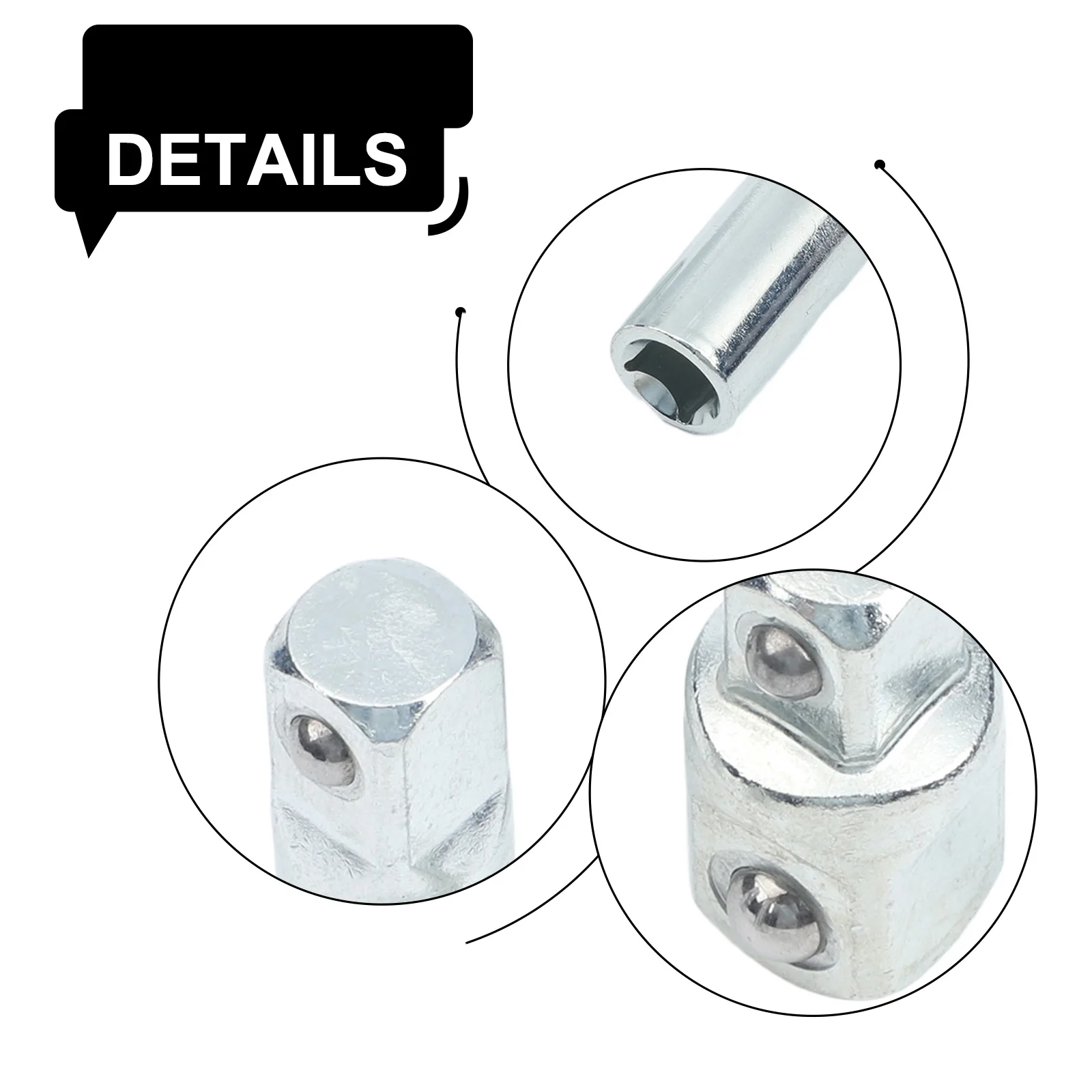 4-teiliges Ratschenschlüssel-Steckschlüsseladapter- und Reduzierset aus Chrom-Vanadium-Legierungsstahl für professionelle und DIY-Reparaturanwendungen – Detail 5