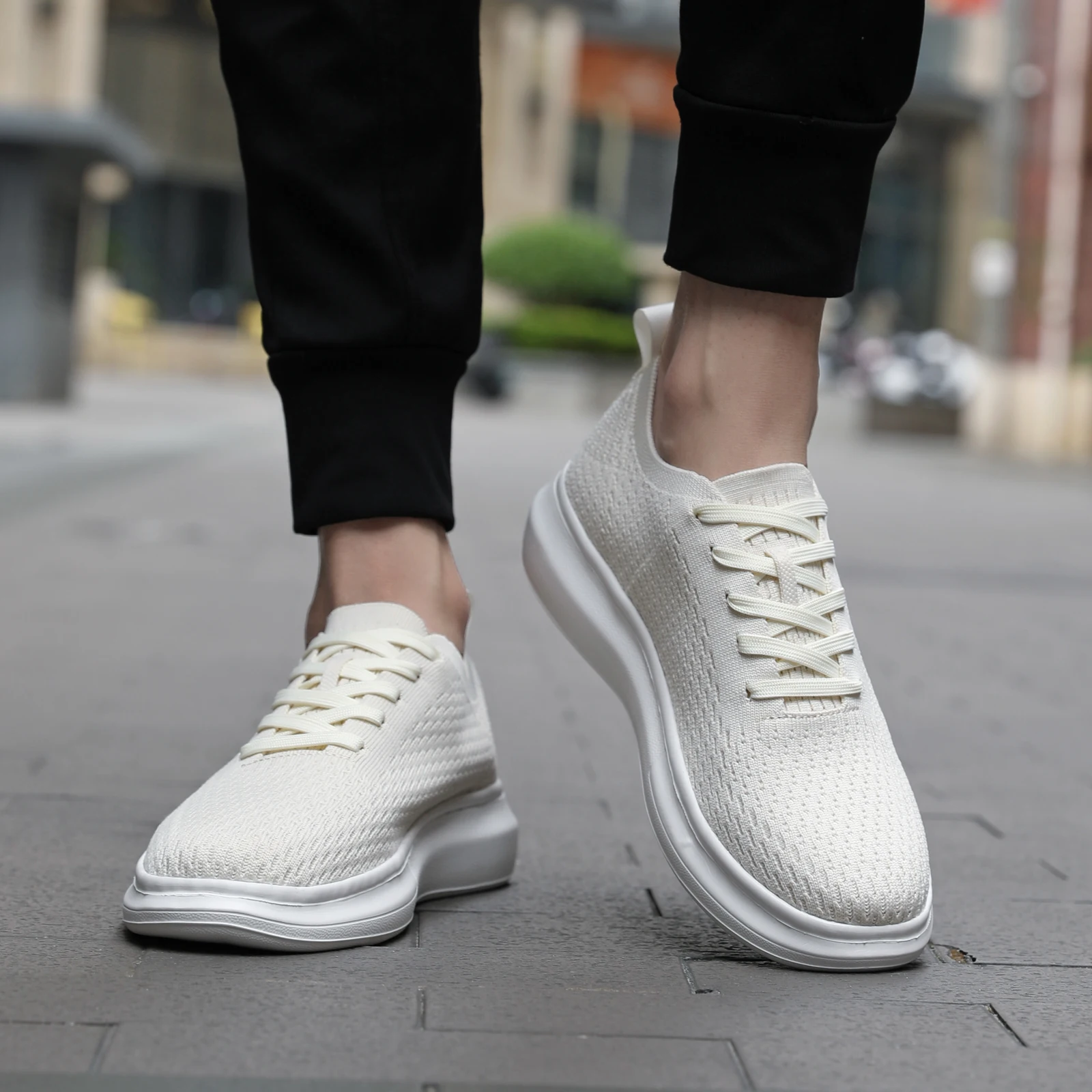 Womens Walking Shoes Lightweight Breathe Mesh Running Shoes Slip On Fashion Tennis Sneakers Comfort Gym Workout