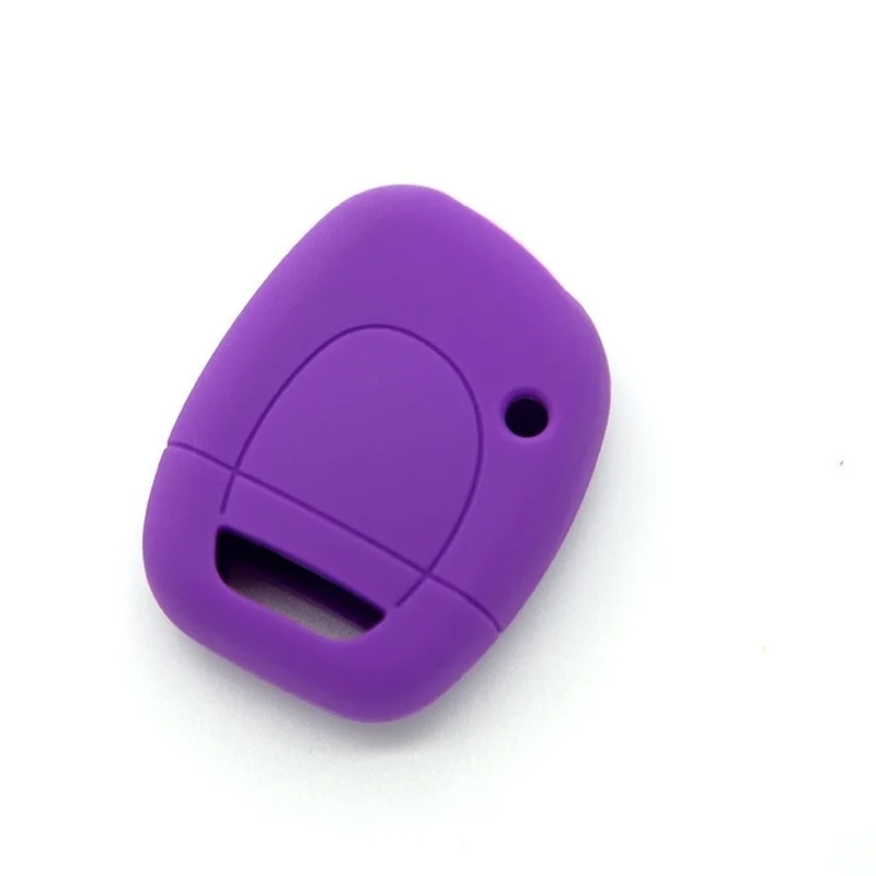 Silicone Key Case Fob Cover for Renault Twingo Clio Kangoo Twingo 1 Button Remote Key Shell Skin Holder Protector key case key case cover remote control case cover