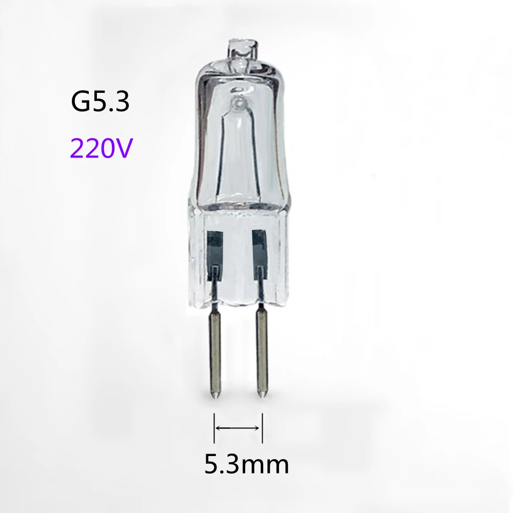 Description Picture 2 of item5PCS G5.3 220V 20W G5.3 220V 35W light bulb G5.3 220V 50W bulb G5.3 220V 75W glass light bulb G5.3 220V 100W aroma lamp bulb
