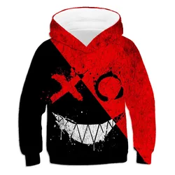 2021 novas crianças xoxo moletom com capuz primavera e outono lazer pulôver camisola personalizada 3d digital impresso camisola das crianças