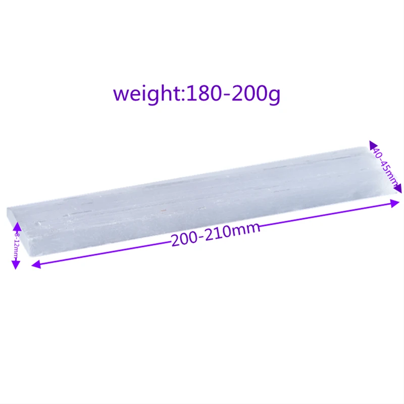 1PC Natural Selenite Quartz Crystal Wand Rough Raw Mineral Stick Unpolished Reiki Healing Raw Crystals Health Energy Stone Gifts 6