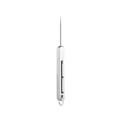 Compact Titanium Toothpick Set with Holder for Outdoor and Picnic Use (Silver)