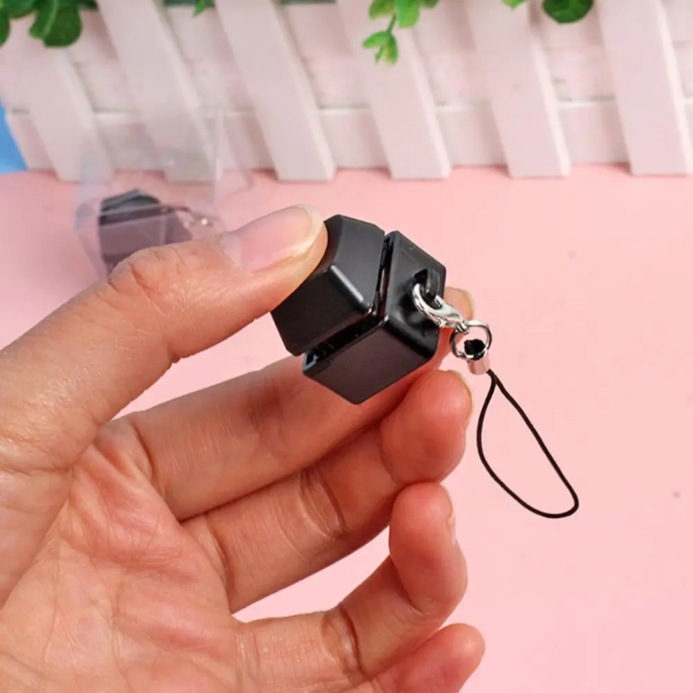 Cute Fingertip Fidget Toy Portable Fidget Keycap Toy Mini Clicker Decompression Mini Keyboard Button Adults