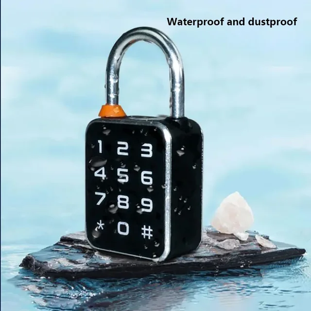 Smart Padlock Tuya APP+Fingerprint+Password 3 In 1 Electric Biometric Lock IP65 Keyless Mini Smart Locks Anti-theft Padlocks 5