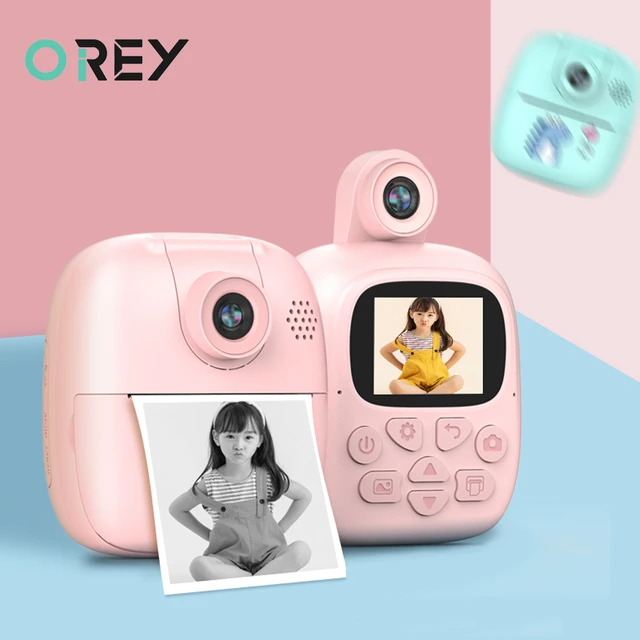 Appareil photo à impression instantanée avec imprimante thermique pour  enfants, appareil photo numérique pour enfants, jouet pour fille, vidéo  pour enfant, cadeau de Noël pour garçon - AliExpress