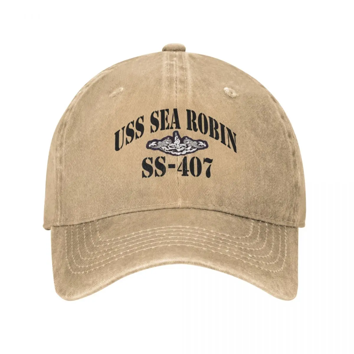 

USS SEA ROBIN (SS-407) STORE Cowboy Hat trucker hats Beach bag baseball cap for men Women's