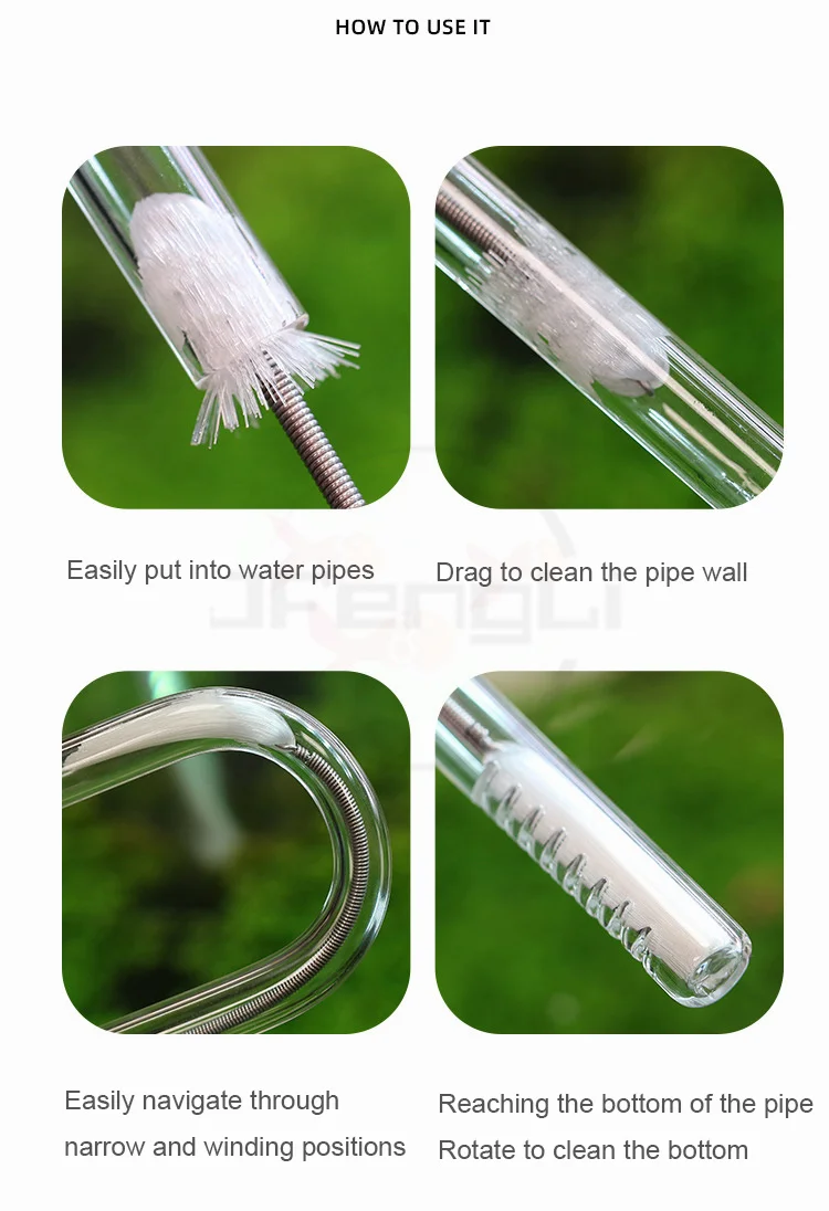 Aquarium Frühling Pinsel Reinigung Werkzeuge Zubehör Reiniger Fishbowl Liefert Aquarium Akvarium Filter Angeln Waren Anlage – Detail 7