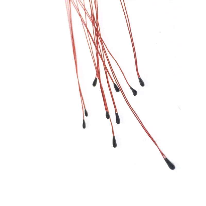 10pcs Temperature Sensor MF52B 10k 50k 100k B Valor 3950 Erro 1% Long= 50/60/80/100mm NTC Thermistor