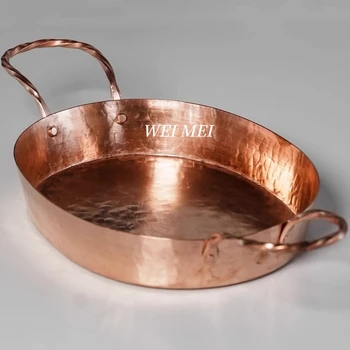 Copper Oval Roasting Pan 1