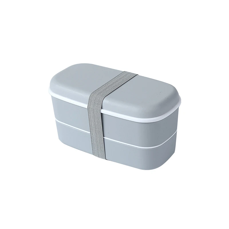 Description Picture 6 of itemNew Double-layer Bento Box Portable Leak-proof Food Storage Container Sealed Picnic School Office Lunch Box Microwavable