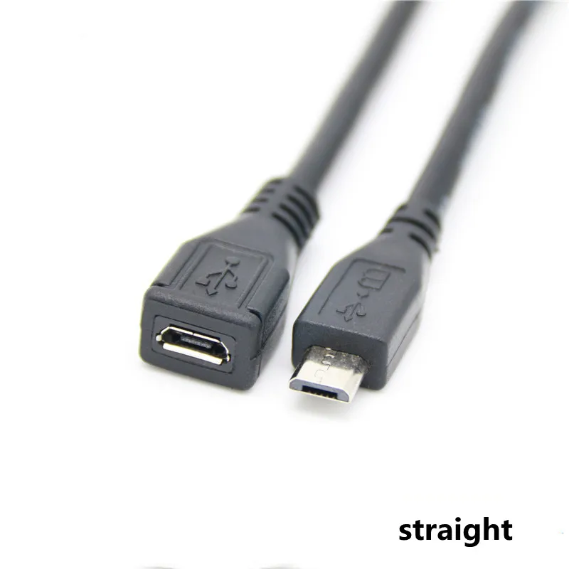 90 Degree Up Down Left Right Micro USB 2.0 Male to Female Extension Cable usb charging cable usb extension cable usb extension adapter usb cable adapter conversion cable adapter