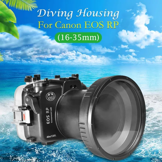 Boîtier étanche pour appareil photo, accessoire de photographie  sous-marine, étui de protection imperméable pour la plongée, IL EOS execute  D, 40m - AliExpress