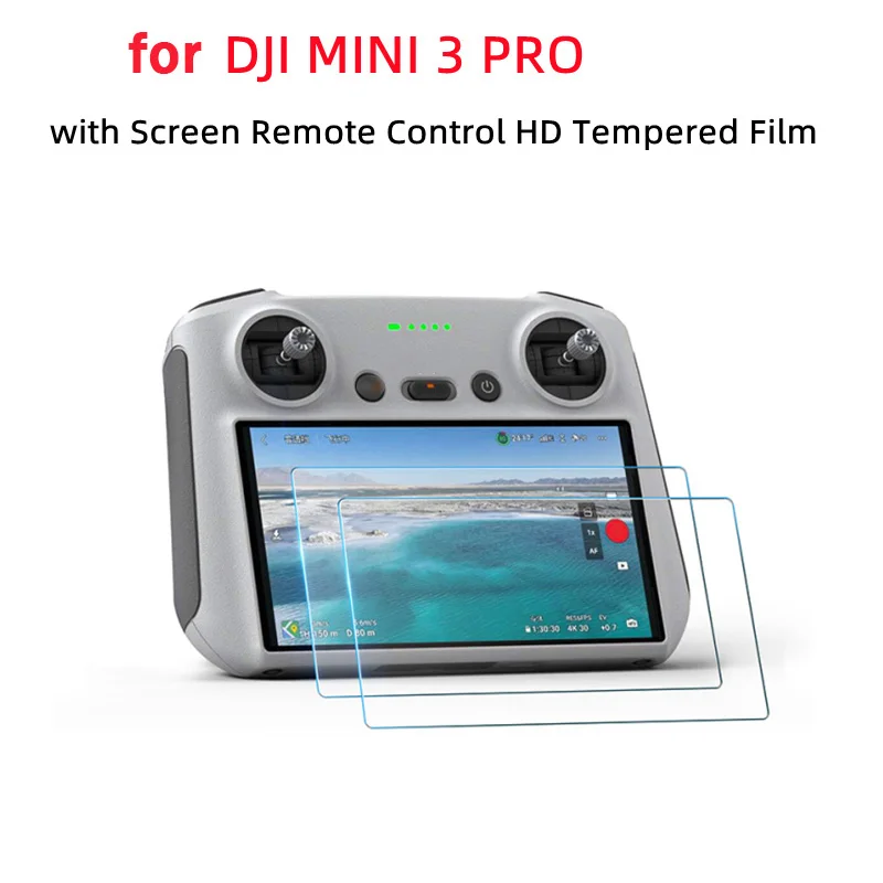 Drone Accessories 1/3/12PCS Tempered Glass film for DJI Mini 3 Pro Controller Screen