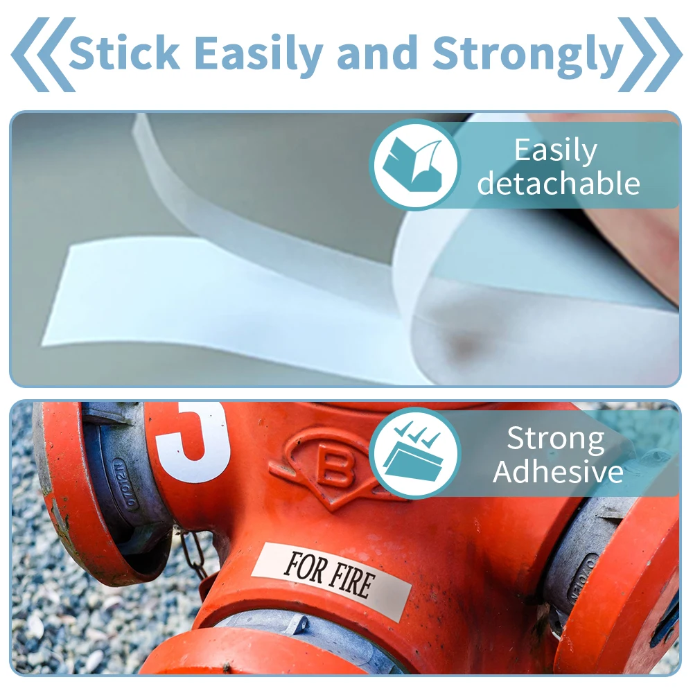 Brother Label Tape 6mm 9mm 12mm 18mm for P-touch Label Maker H110 H200 P710BT Laminated Adhesive Ribbon