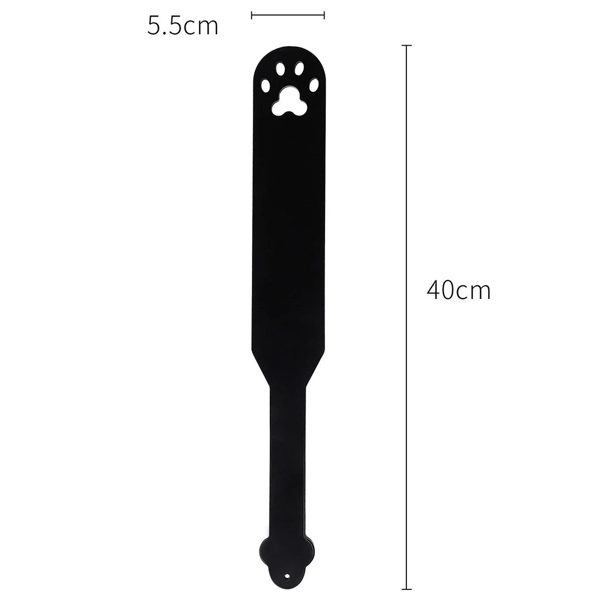 40CM Acrylic Horse Whip Spanking Paddle for Equestrian Riding Floggers Bat Tail Design for Sensory Play