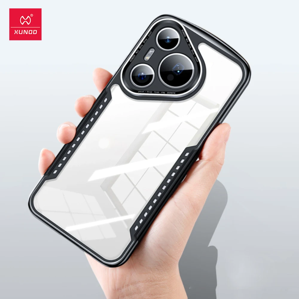 

Чехол Xundd для Huawei Pura70 Pro Plus Pura 70, Противоударная подушка безопасности, защитная задняя крышка для камеры с охлаждающим вентиляционным отверстием, чехол для игры