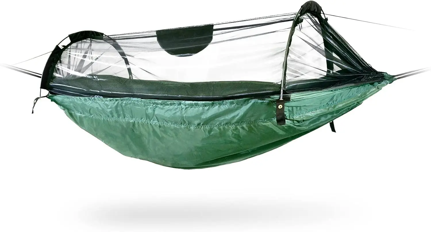 

Hammocks - DD XL Frontline Hammock - Olive Green Extra Large Outdoor Hammock with Mosquito Net for Backpacking Camping Survival