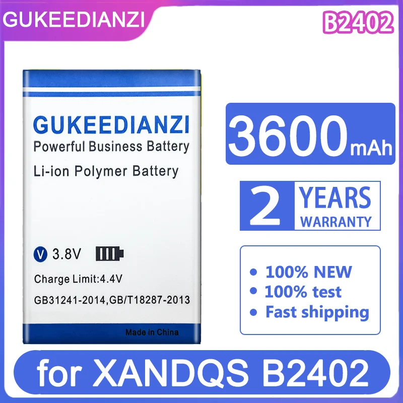 

Запасная батарея GUKEEDIANZI 3600 мАч для XANDQS B2402 мобильный телефон