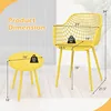 3 Piece Patio Bistro Set, All Weather Heavy Duty Table and Chairs Set of 2 with Widen Seats, Outdoor Furniture Set 3