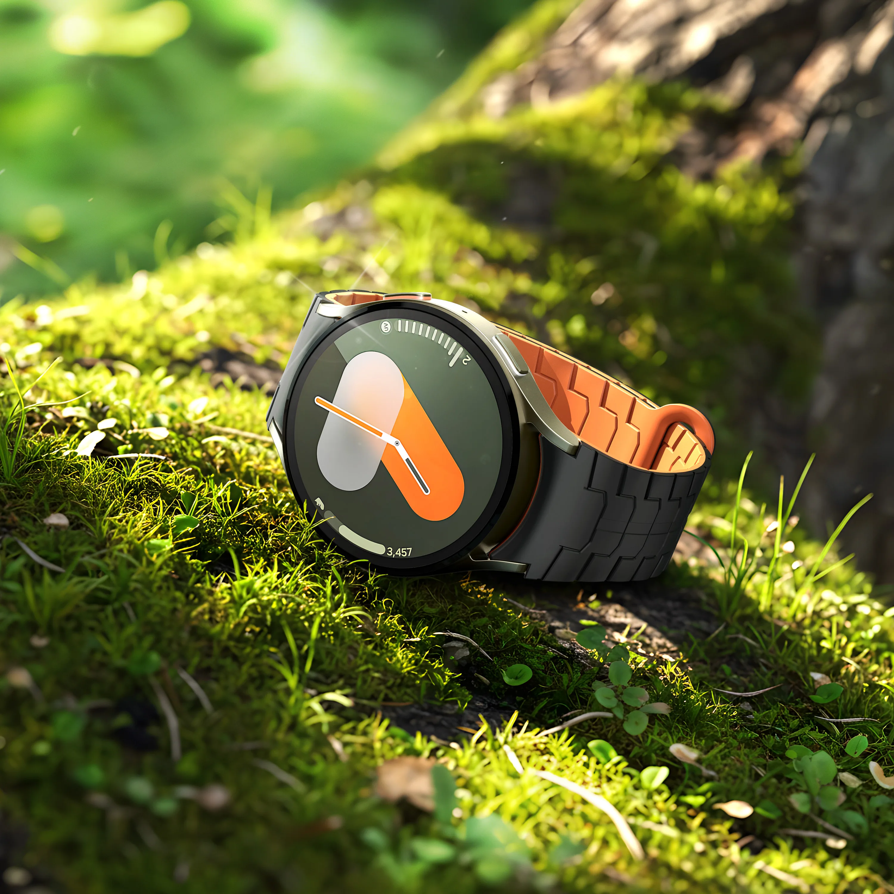 Seamless Silicone Magnetic Watch Band Bracelet