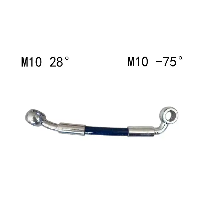 Universal Motorcycle Stainless Steel Braided Brake Hose AN3 Reinforced Front Rear Hydraulic Scooter Brake Clutch Pipe M10 Banjo - Image 19