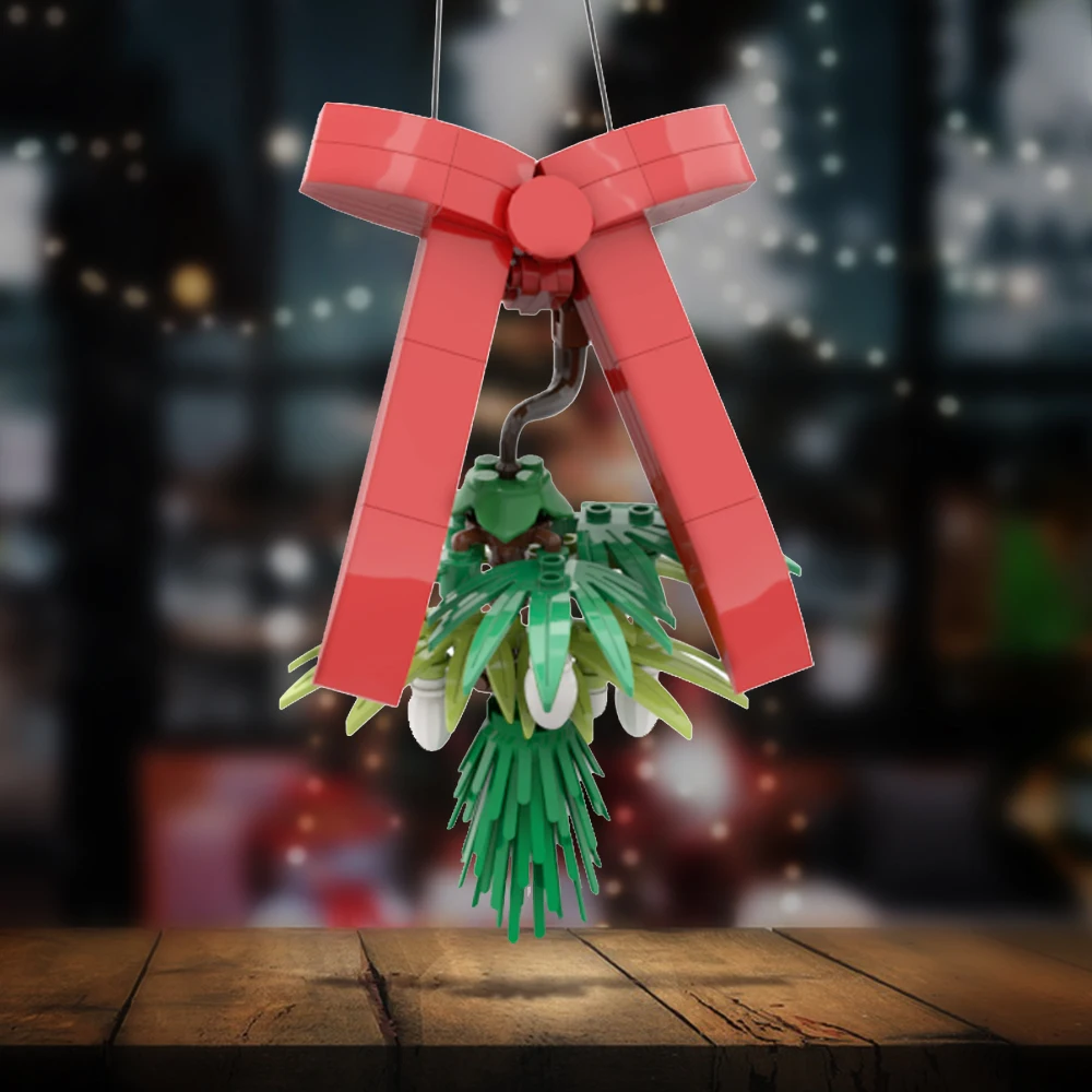 

MOC Hanging Mistletoe - Christmas Decoration Model Brick Building Blocks Christmas Present Bricks Children's Toy Birthday Gift