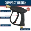 High Pressure Washer Gun Cleaning Hose Connector For Karcher k2K5k7/Nilfisk/Parkside/Bosch Quick connector high pressure water 4
