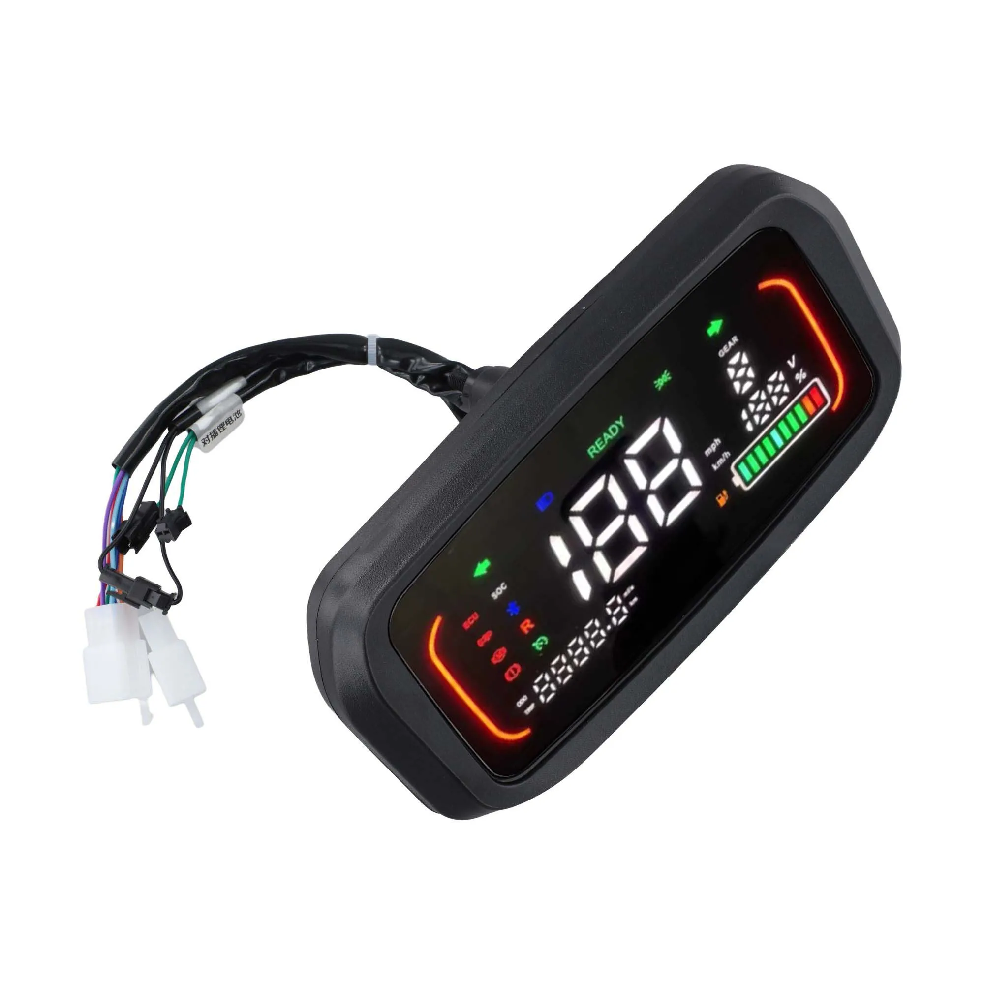 ELECTRIC BICYCLE LCD EN06 Display 24V/36V/48V EBike Control Panel SM/WP Plug £23.22 - UK