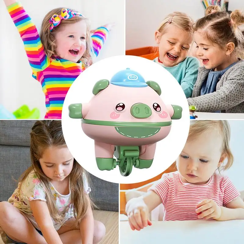 Balance Pig Toy Pig Gyroscope Unicycle Girl Electric Toy Cute Novelty Tightrope Walking Black Technology Walking Unicycle Toy 6