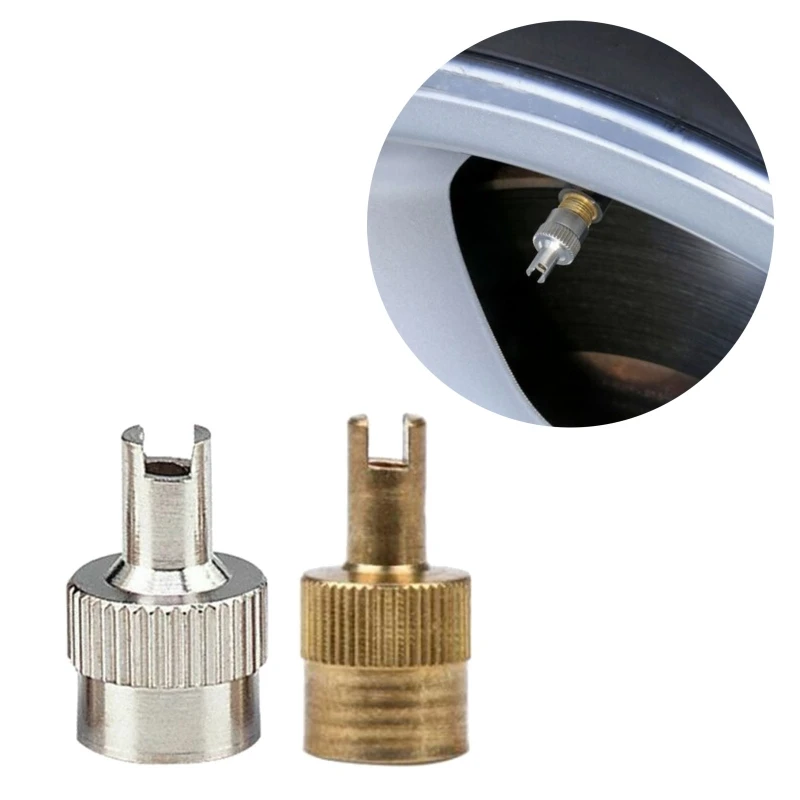 

094D Slotted for Head Car Tire for Valve Stem Caps With for Valve Remover Tool
