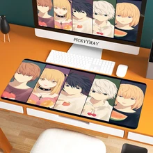 Mousepad base de borracha antiderrapante para computador portátil jogo de computador à prova dwaterproof água grande esteira do rato da morte da nota do rato do computador do jogo