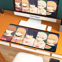 Mousepad base de borracha antiderrapante para computador portátil jogo de computador à prova dwaterproof água grande esteira do rato da morte da nota do rato do computador do jogo