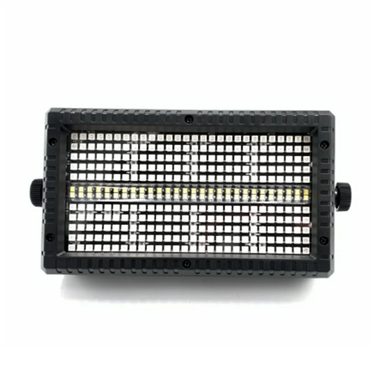 화이트 8000K 4 파티션 DMX 슈퍼 브라이트 Dj 워시 바 스트로브 스테이지, EU 플러그, 60W Mni LED 스트로브, RGB 3in 1, 8 파티션