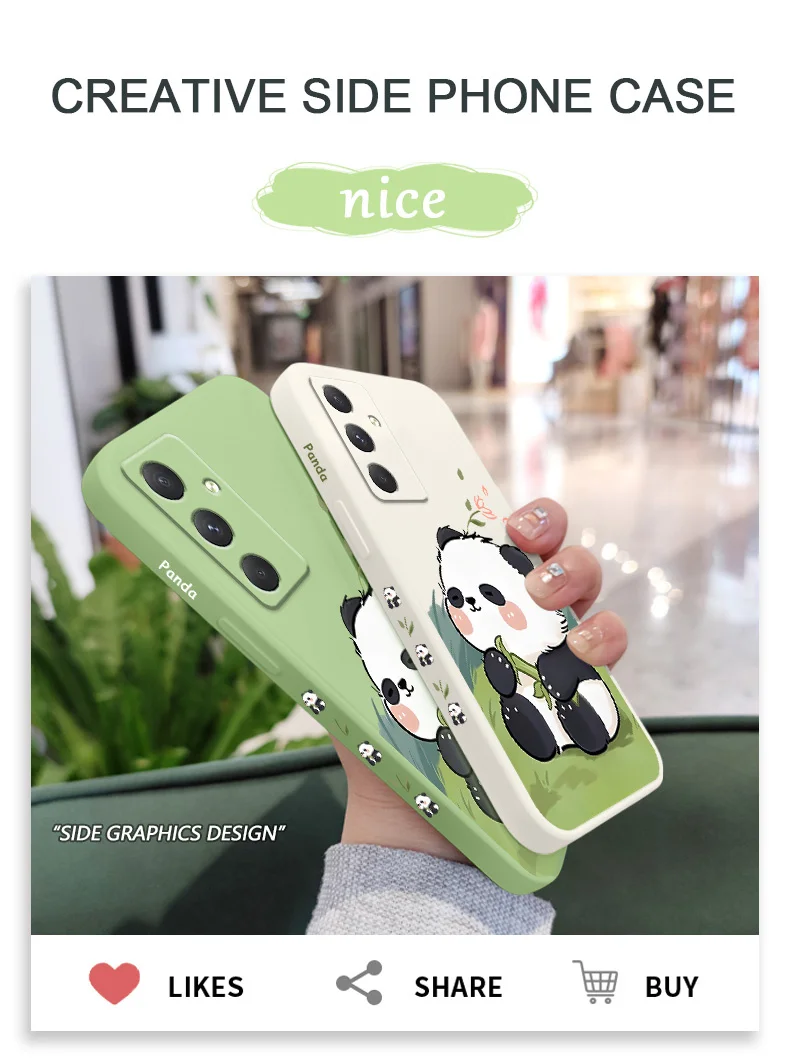 Baby Panda Handyhülle für Samsung Galaxy A56 A36 A26 A16 A06 A17 A07 A55 A35 A25 A15 A05 A54 A34 A24 A14 A04 4G 5G Abdeckung – Detail 1