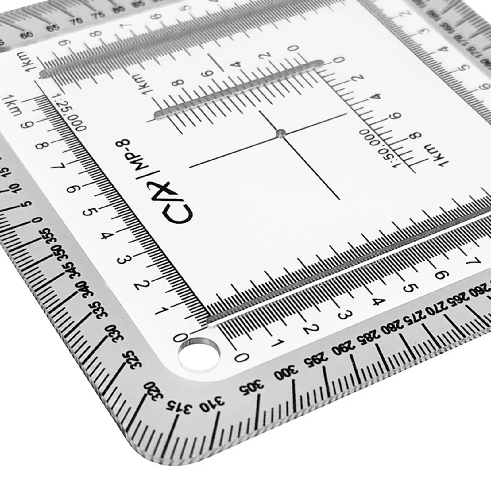 MapTools Product -- Round Military Coordinate Scale and Protractor