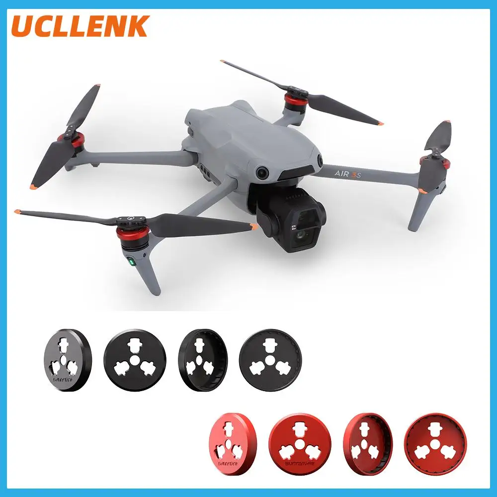 Vue éclatée du couvercle moteur aluminium pour DJI Mavic 3 Pro, montrant les vis de fixation et le joint d'étanchéité.