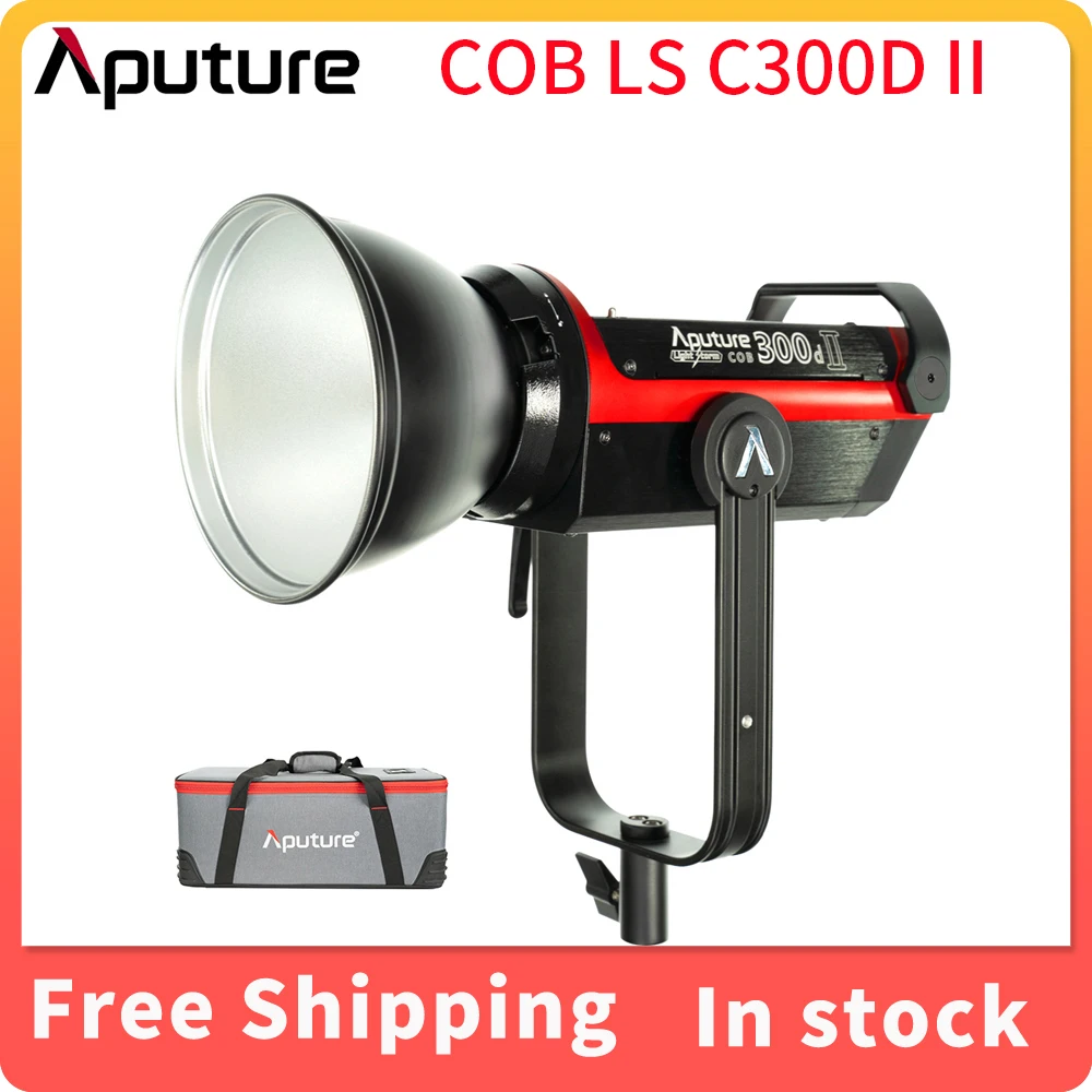 

Aputure COB LED Video Light LS C300D II 5500K Daylight V-mount Outdoor Studio Photography Lighting Lamp