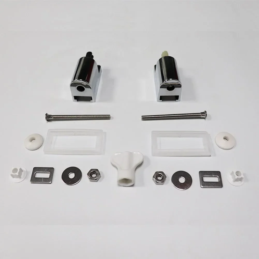 Toilet Seat Hinge To Top Close Soft Release Quick Install Toilet Kit For Most Standard Seats With Top Fix Hinge 2PCS toilet seat accessories toilet hinge replacement