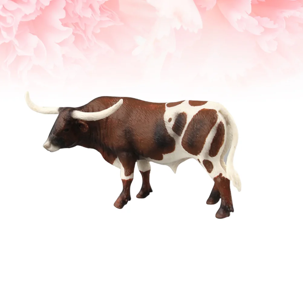 

Животные, детские игрушки, игрушечный набор в виде бычьих животных, настольное украшение для дикой природы, африканская модель