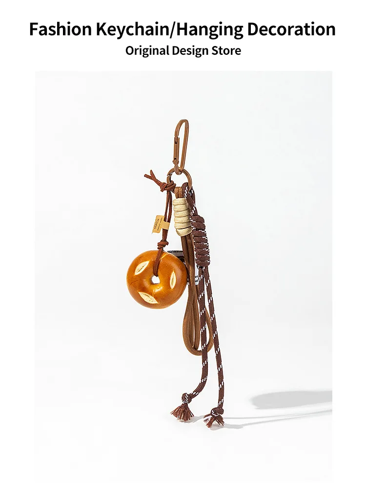 Cute Pretzel Bag Pendant Tennis Ball Ins Suitable For Mobile Phone Bag Pendant Accessory Keychain Couple Pendant