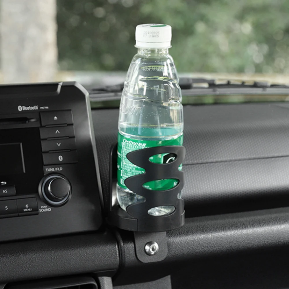 스즈키 지미 JB64 JB74 2019-2024 자동 인테리어 액세서리에 대한 자동차 워터 컵 병 홀더 브래킷 음료 컵 스탠드 주최자